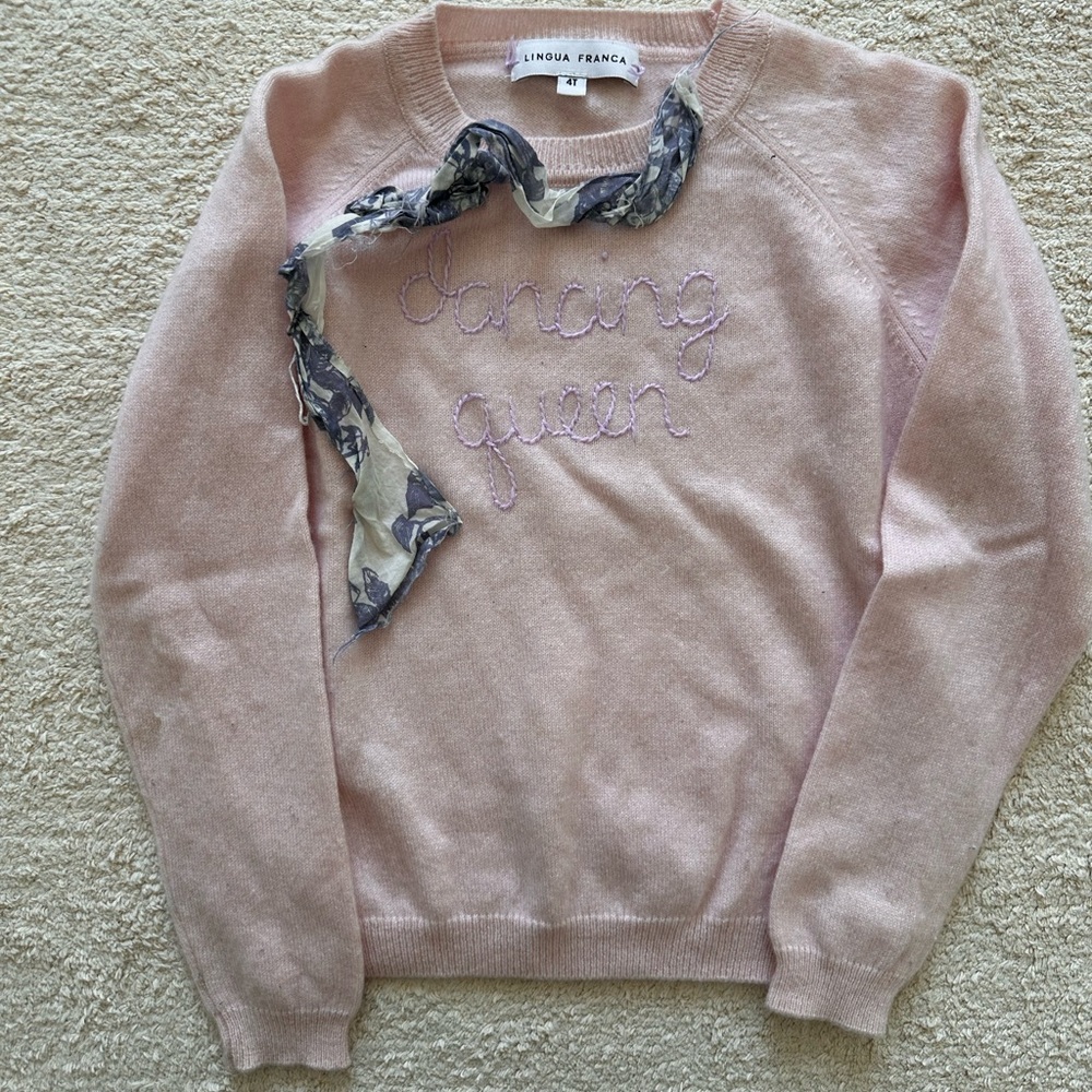 Lingua Franca Cashmere Sweater